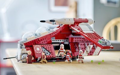 New Star Wars: The Clone Wars Coruscant Guard Gunship Lego Set available!