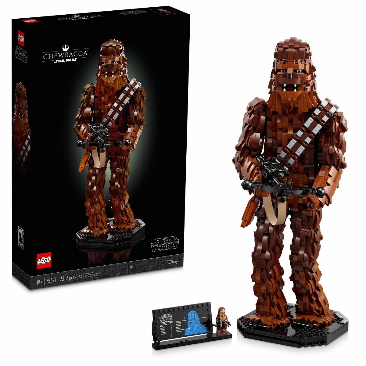SW Chewbacca Figure Building Lego Set 1