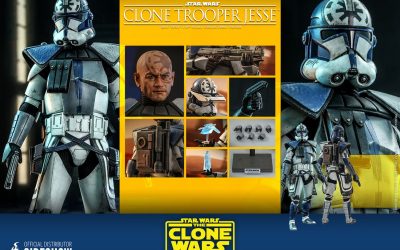 New Star Wars The Clone Wars Clone Trooper Jesse Sixth Scale Figure available!