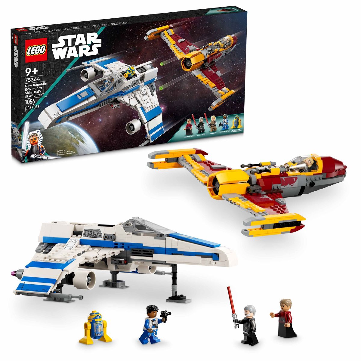 SWA New Republic E-Wing vs. Shin Hati’s Starfighter Lego Set 1