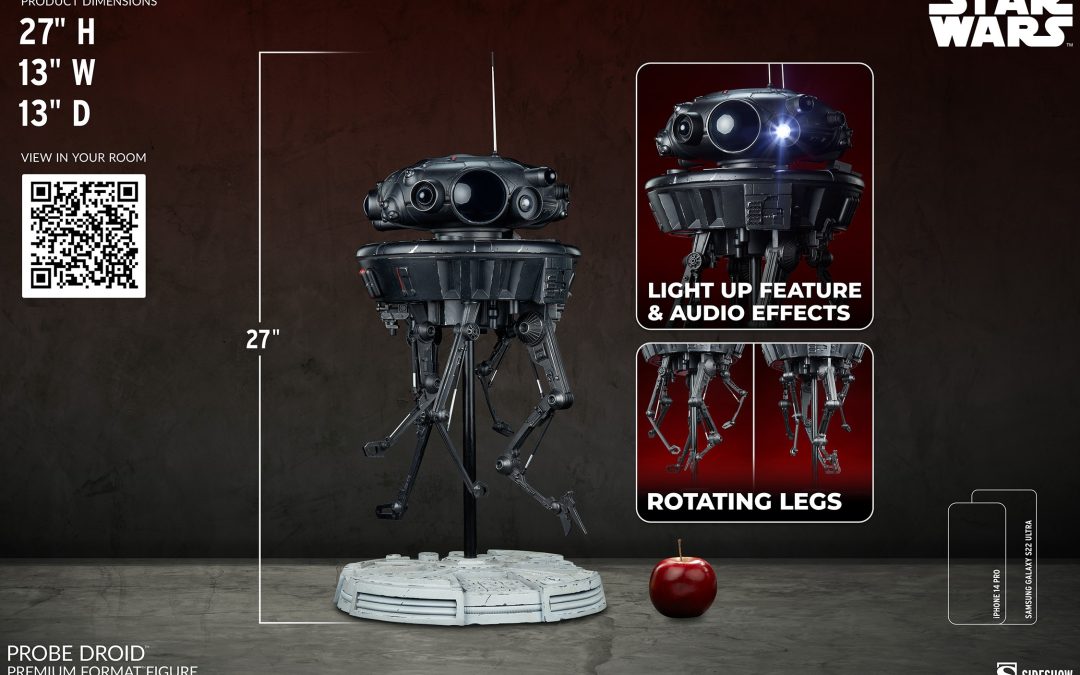 New Star Wars Imperial Probe Droid Premium Format Figure available now!