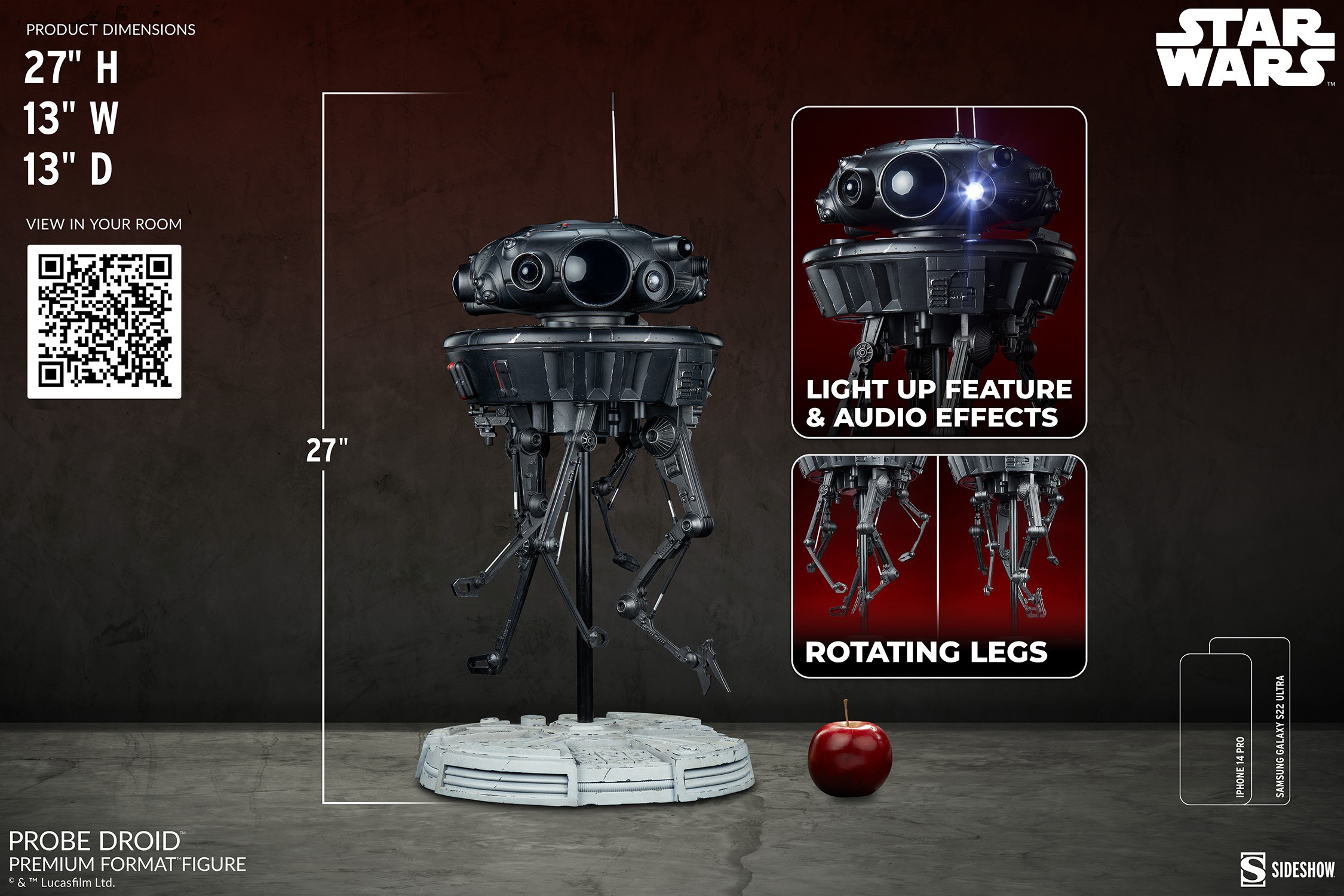 SW Imperial Probe Droid Premium Format Figure 3