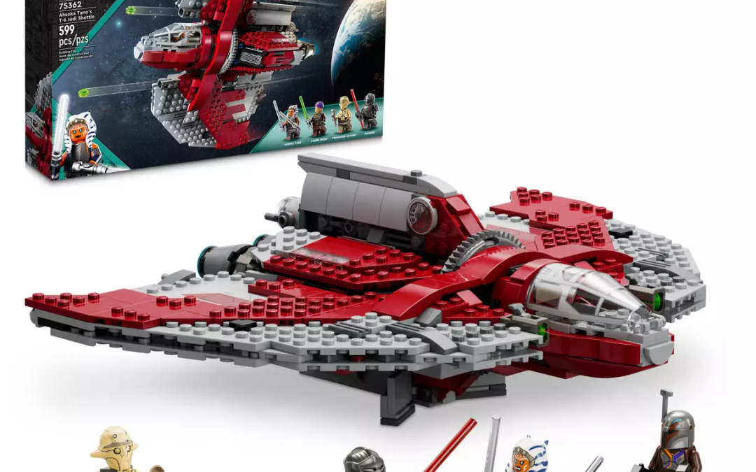 New Star Wars Ahsoka Themed Ahsoka Tano's T-6 Jedi Shuttle Lego Set available now!