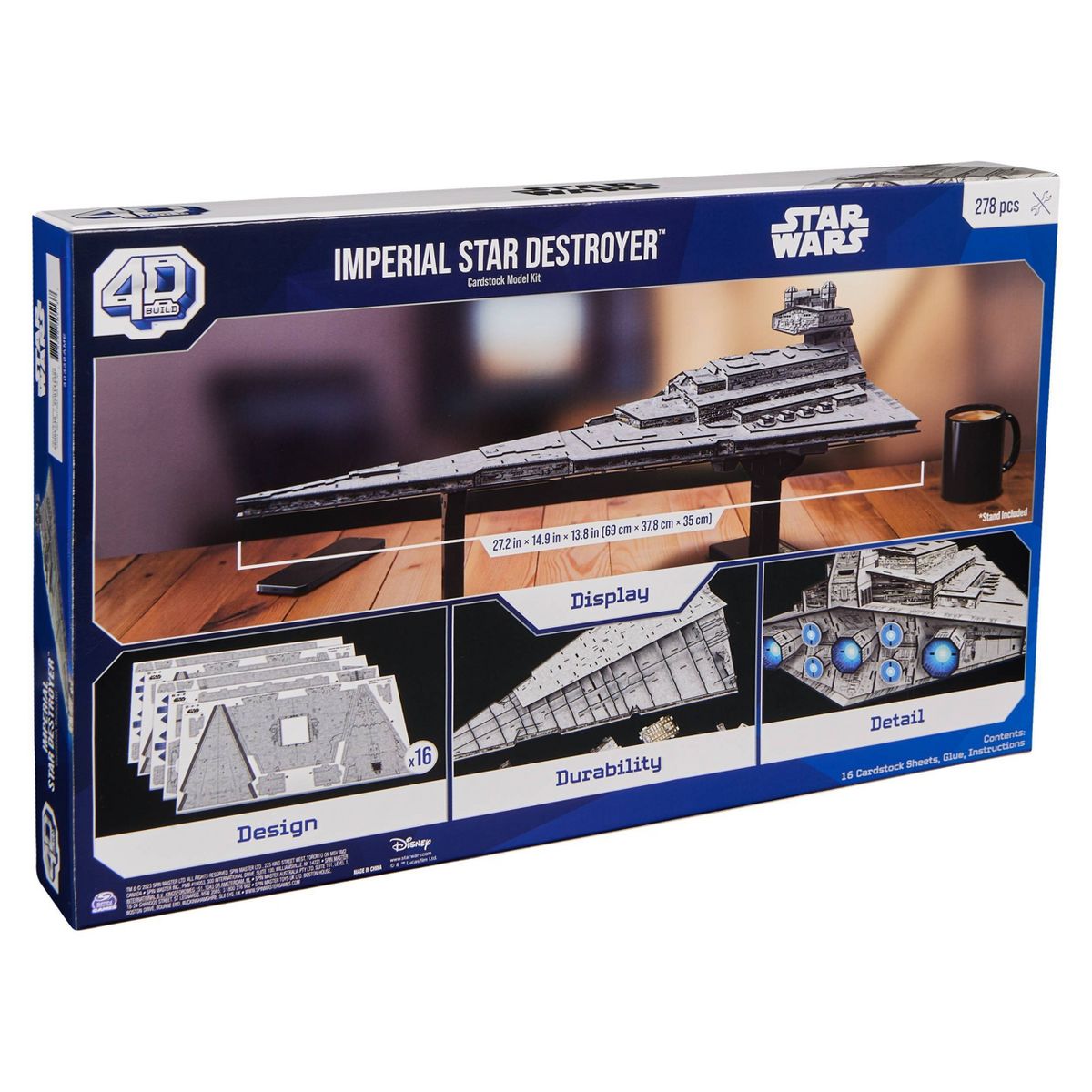 SW Imperial Star Destroyer 4D BUILD Model Kit Puzzle 2