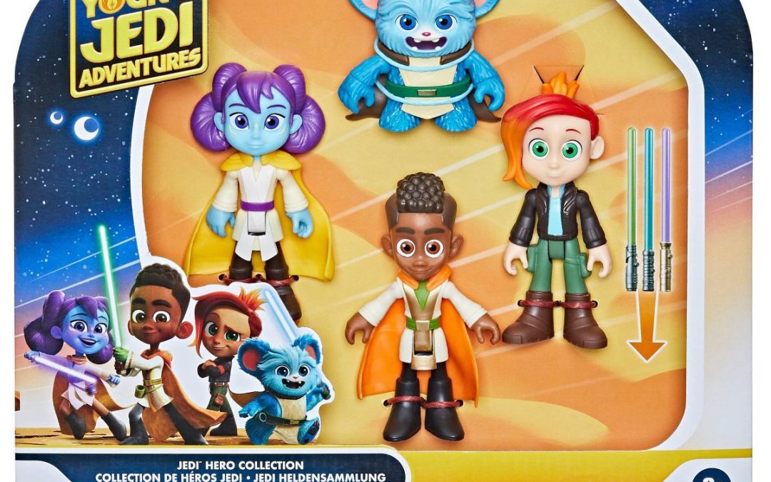 New Star Wars Young Jedi Adventures Jedi Hero Collection Figure 4-Pack available!