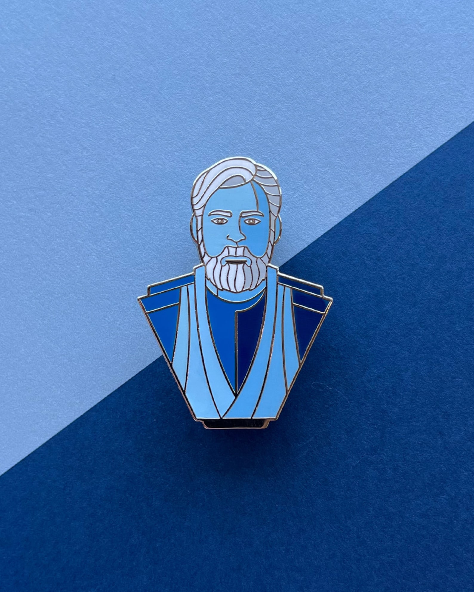 ANH Ben Kenobi Bust Variant Enamel Character Pin 1