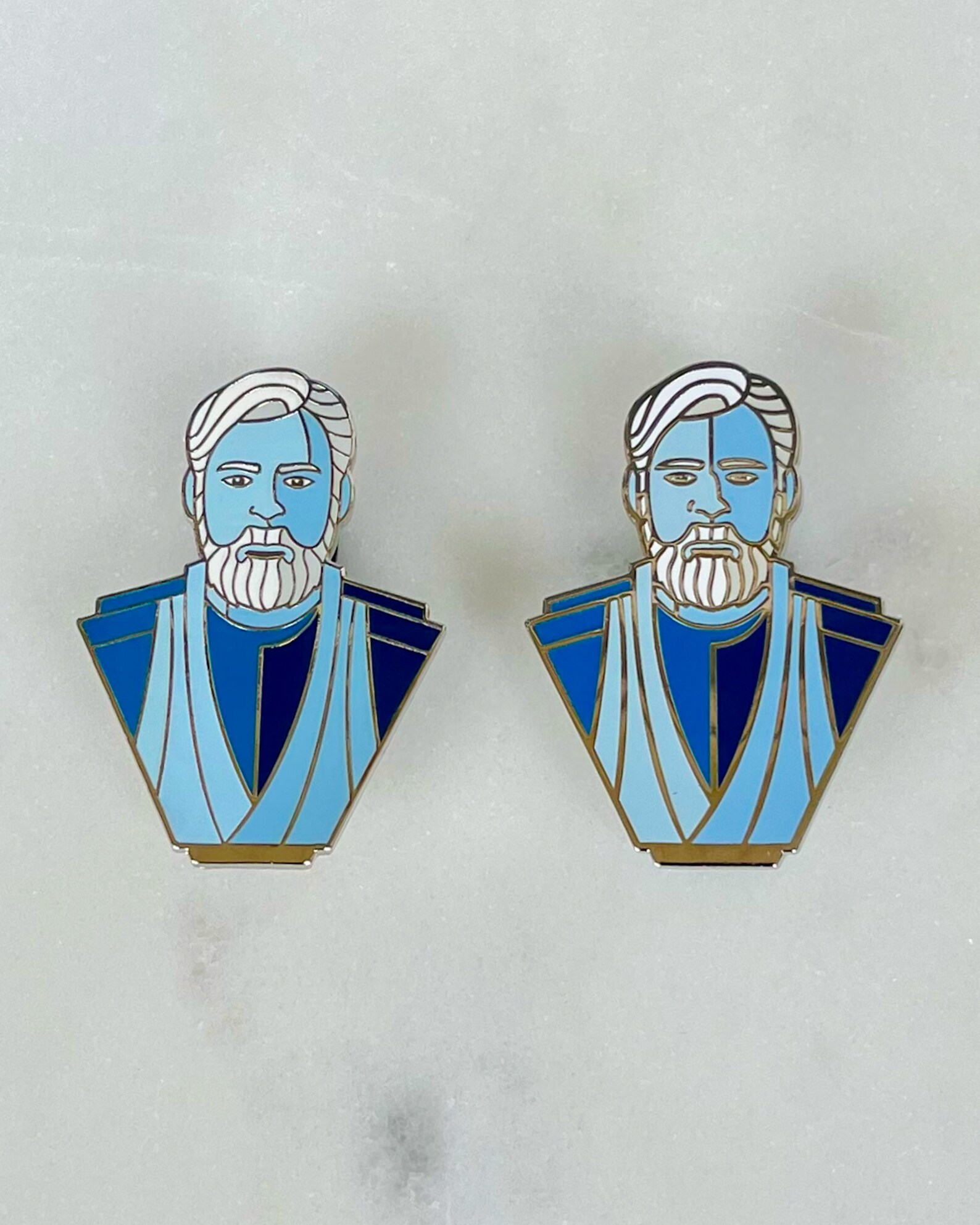 ANH Ben Kenobi Bust Variant Enamel Character Pin 2