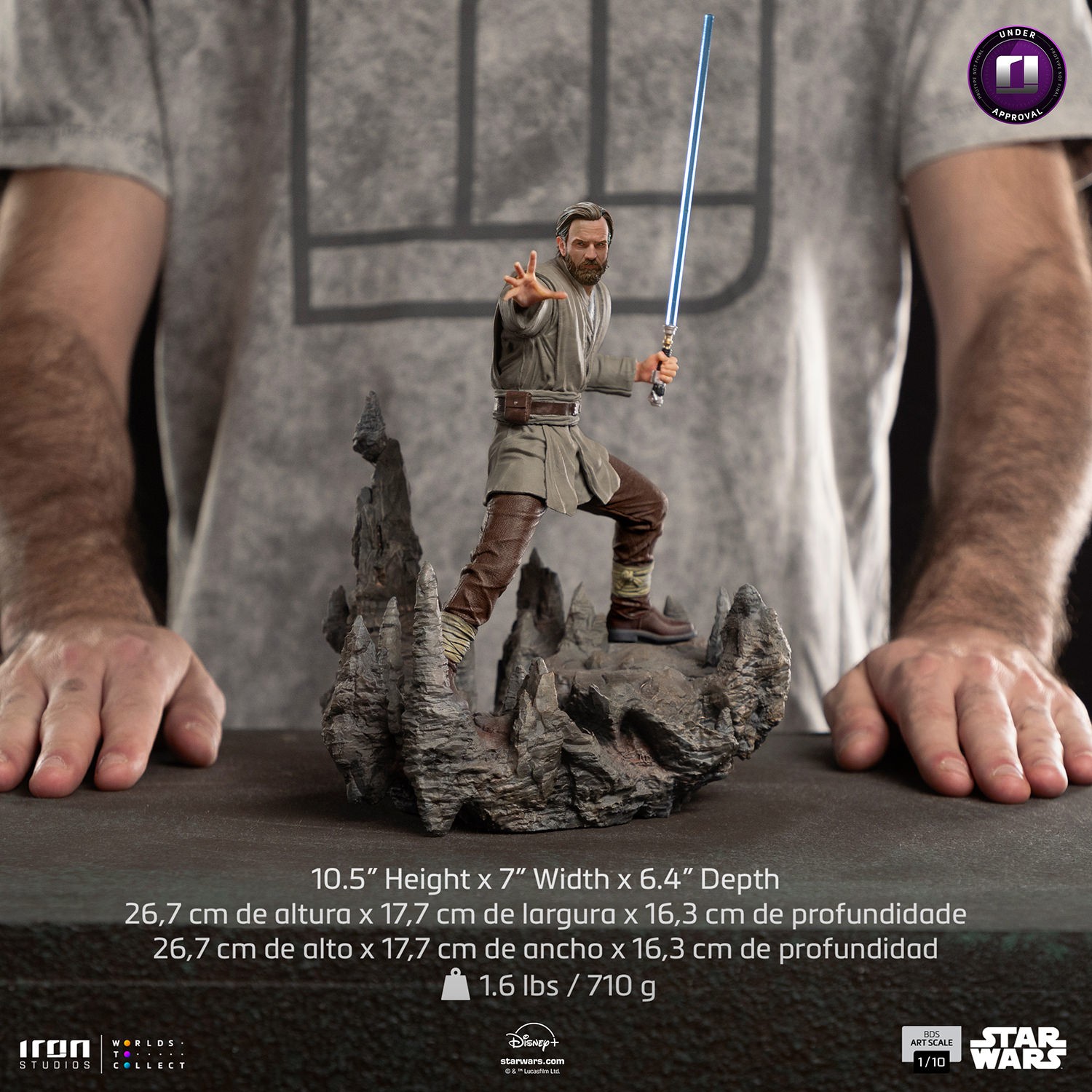 SW OK Obi-Wan 1:10 Scale Statue 4