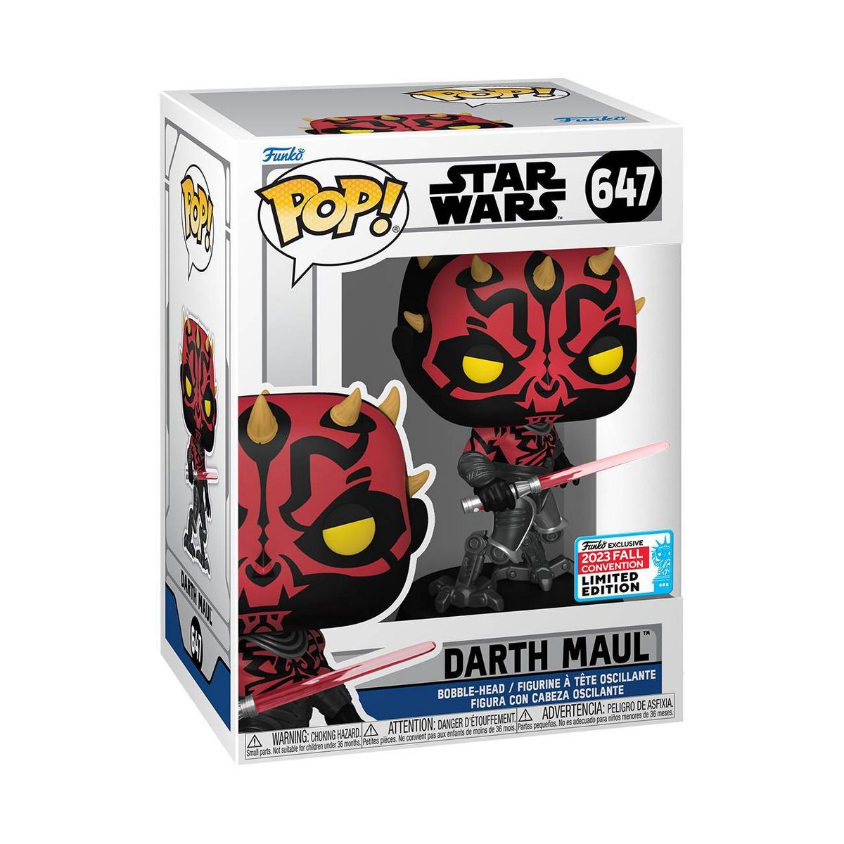 SWTCW Darth Maul Funko Pop! Bobble Head Toy 1