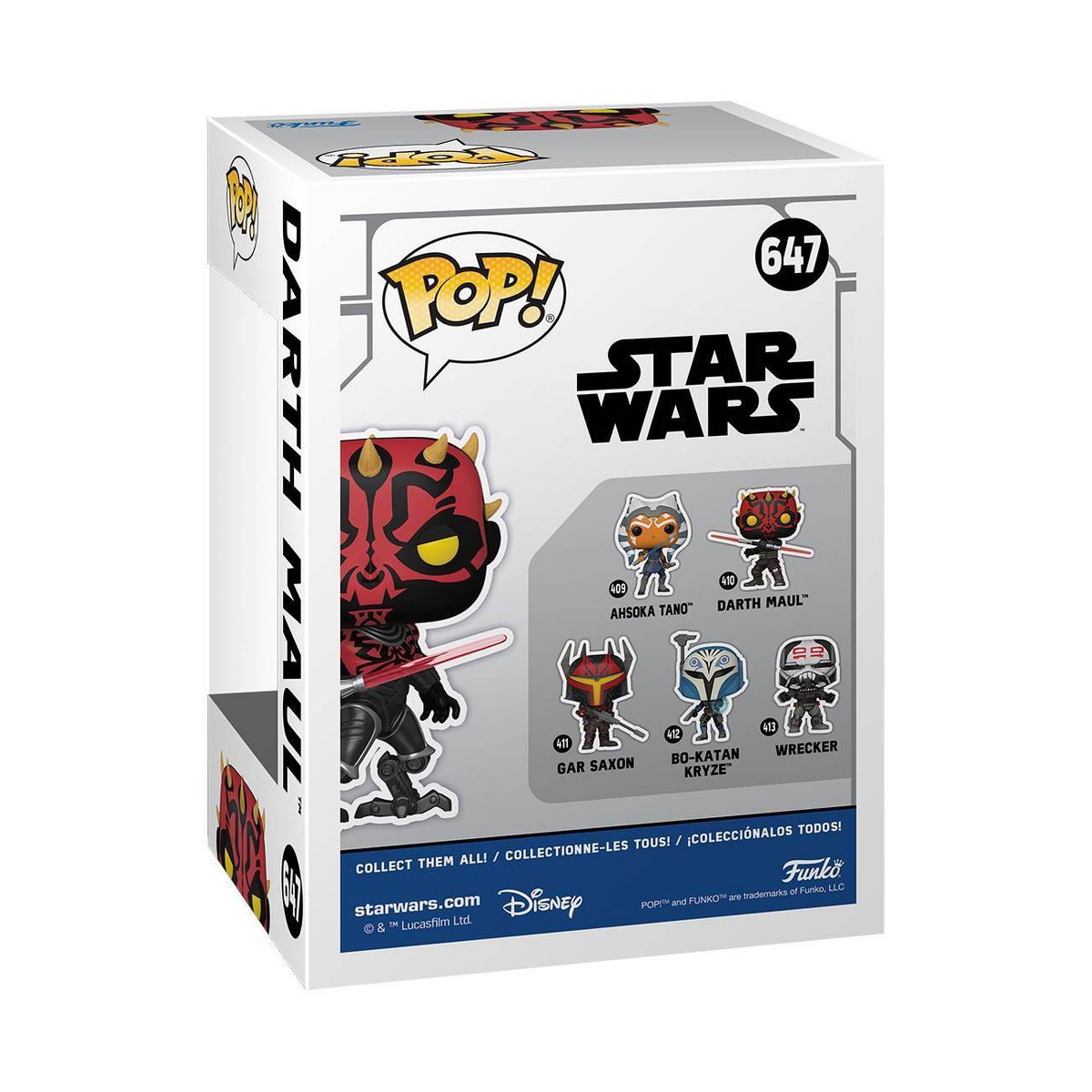 SWTCW Darth Maul Funko Pop! Bobble Head Toy 2