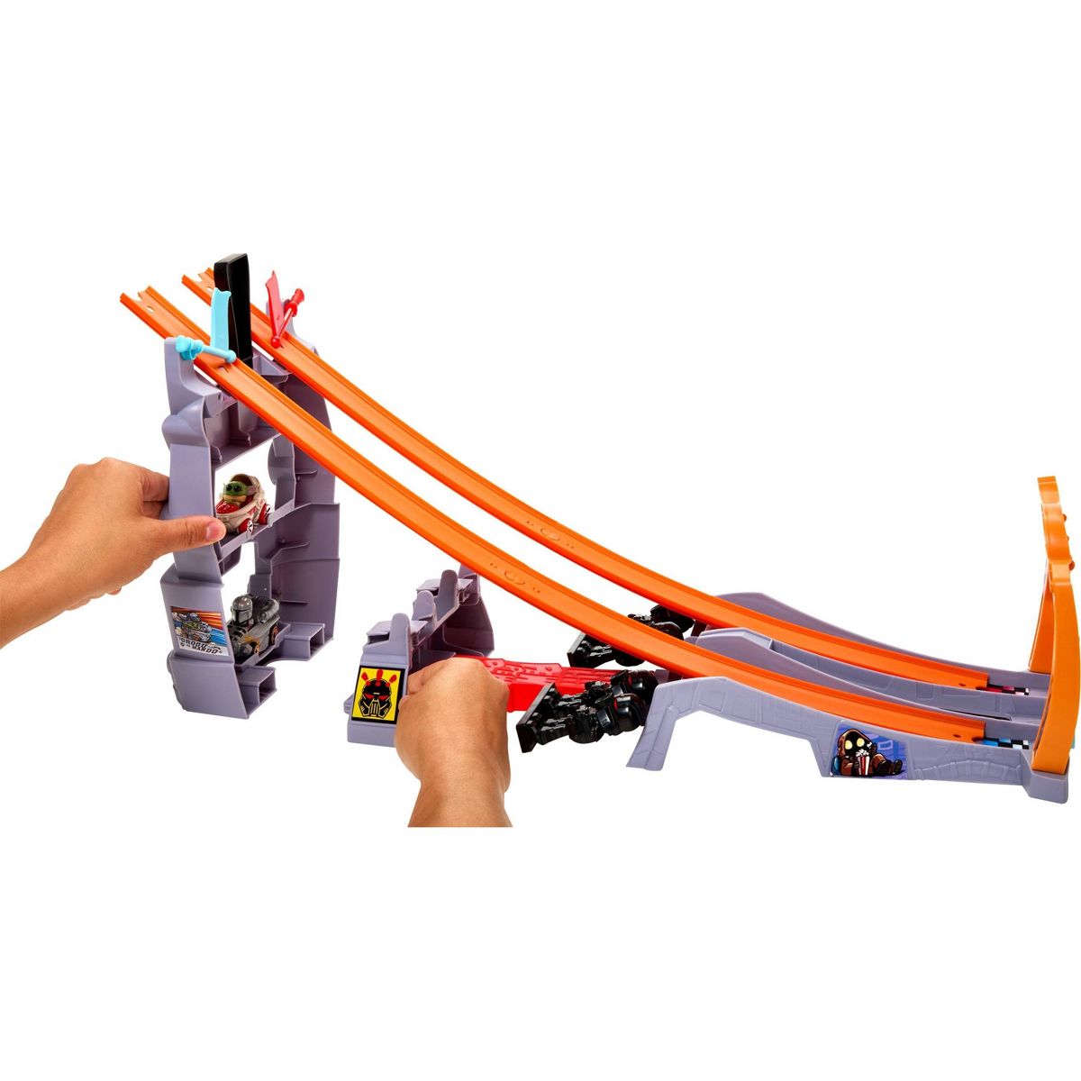 TM Hot Wheels Grogu's Great Race Track Set 3