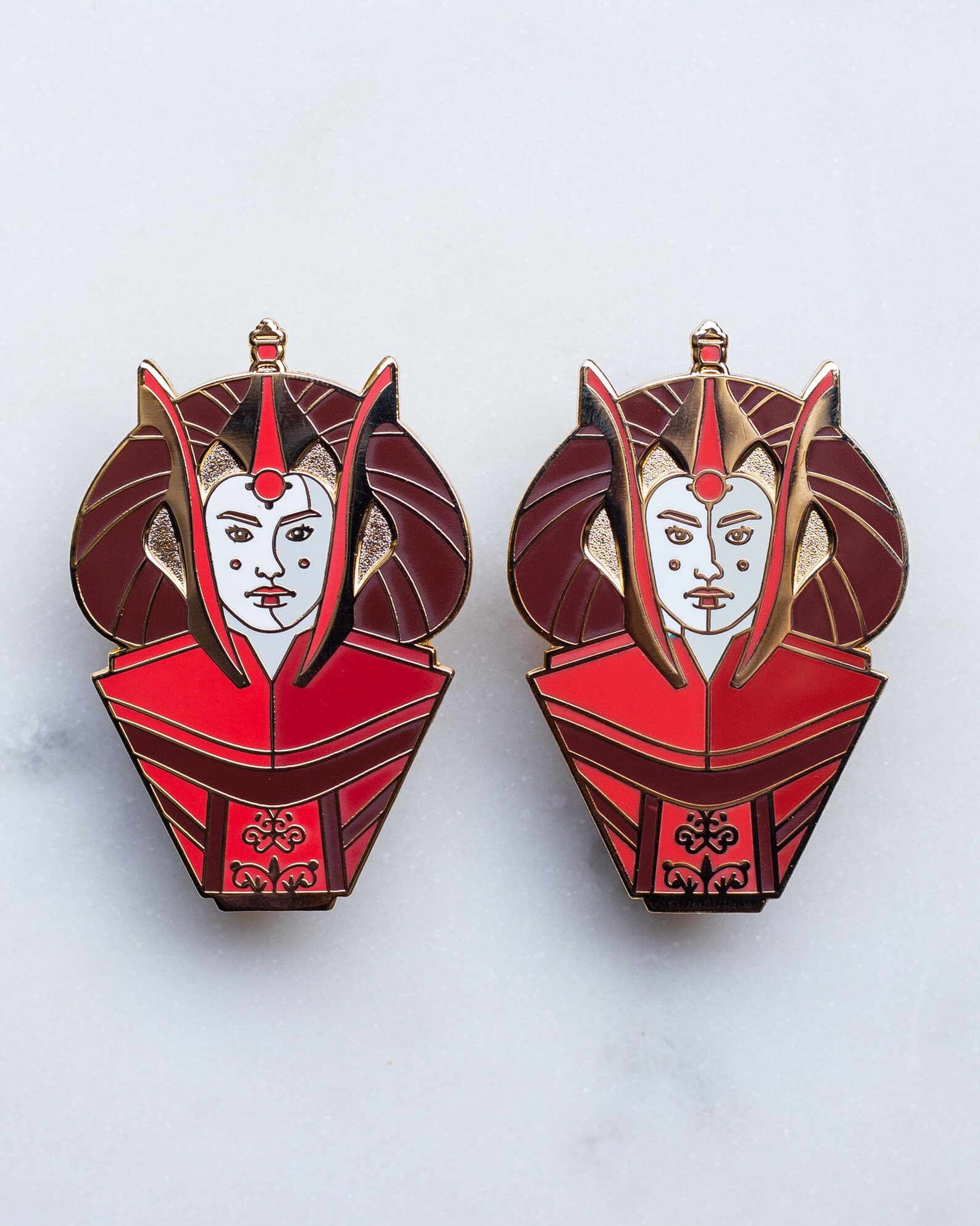 SW Queen Amidala Bust Enamel Character Pin 2