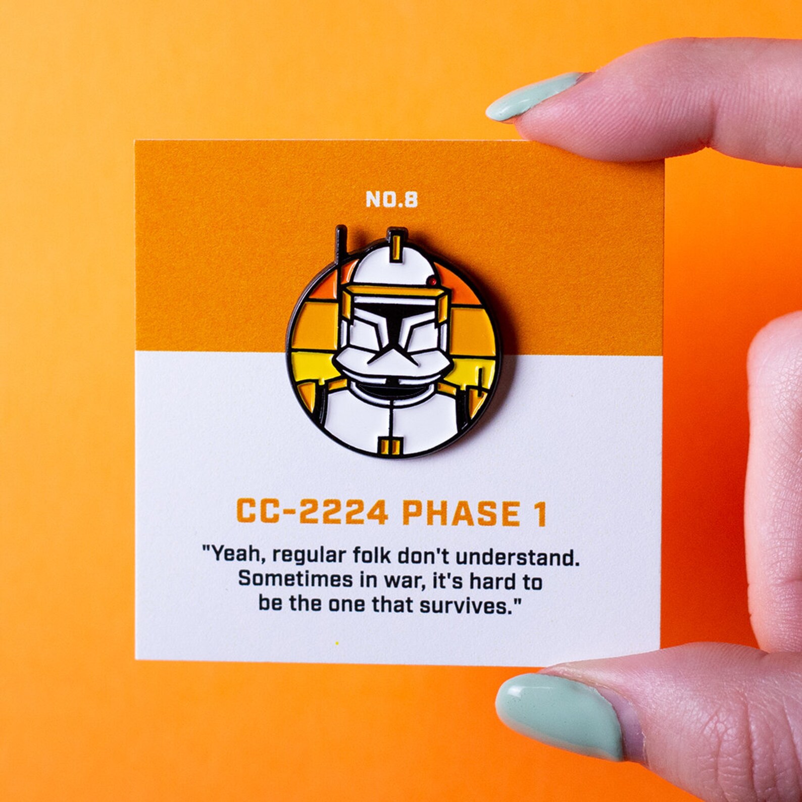 SW Commander Cody Phase 1 Icon Enamel Character Pin 1