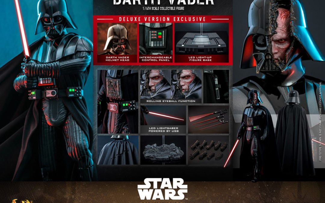 New Obi-Wan Kenobi Darth Vader Deluxe Sixth Scale Figure available for pre-order!