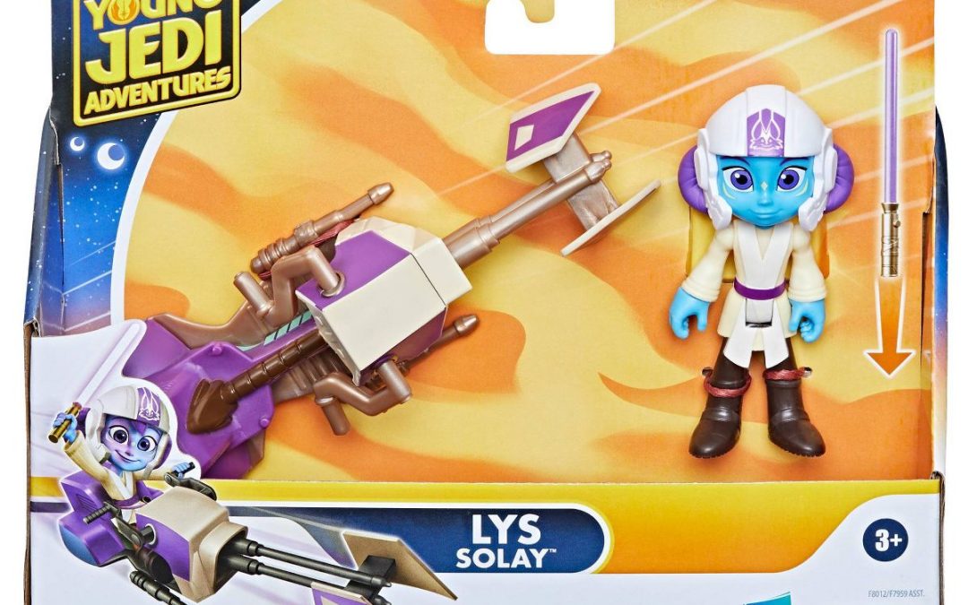 New Star Wars Young Jedi Adventures Lys Solay and Speeder Bike Vehicle Set available now!