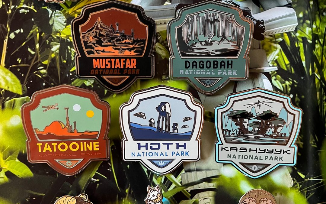 New Star Wars Wave 1 National Park Hard Enamel Pins Set available now!