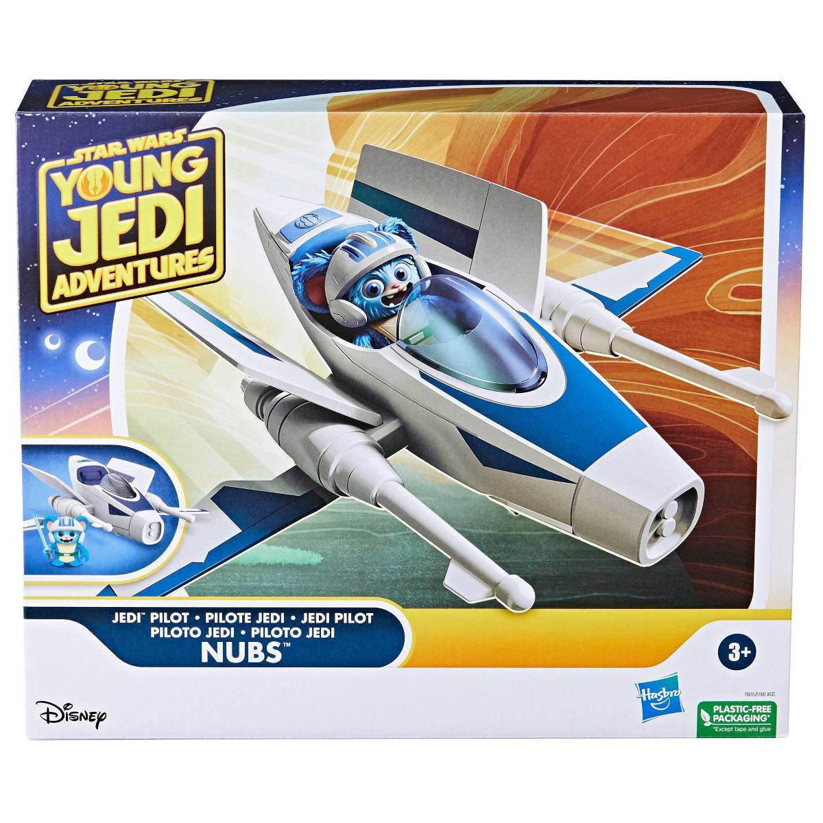 SWYJA Nubs Figure and Jedi Pilot Vehicle Set 1