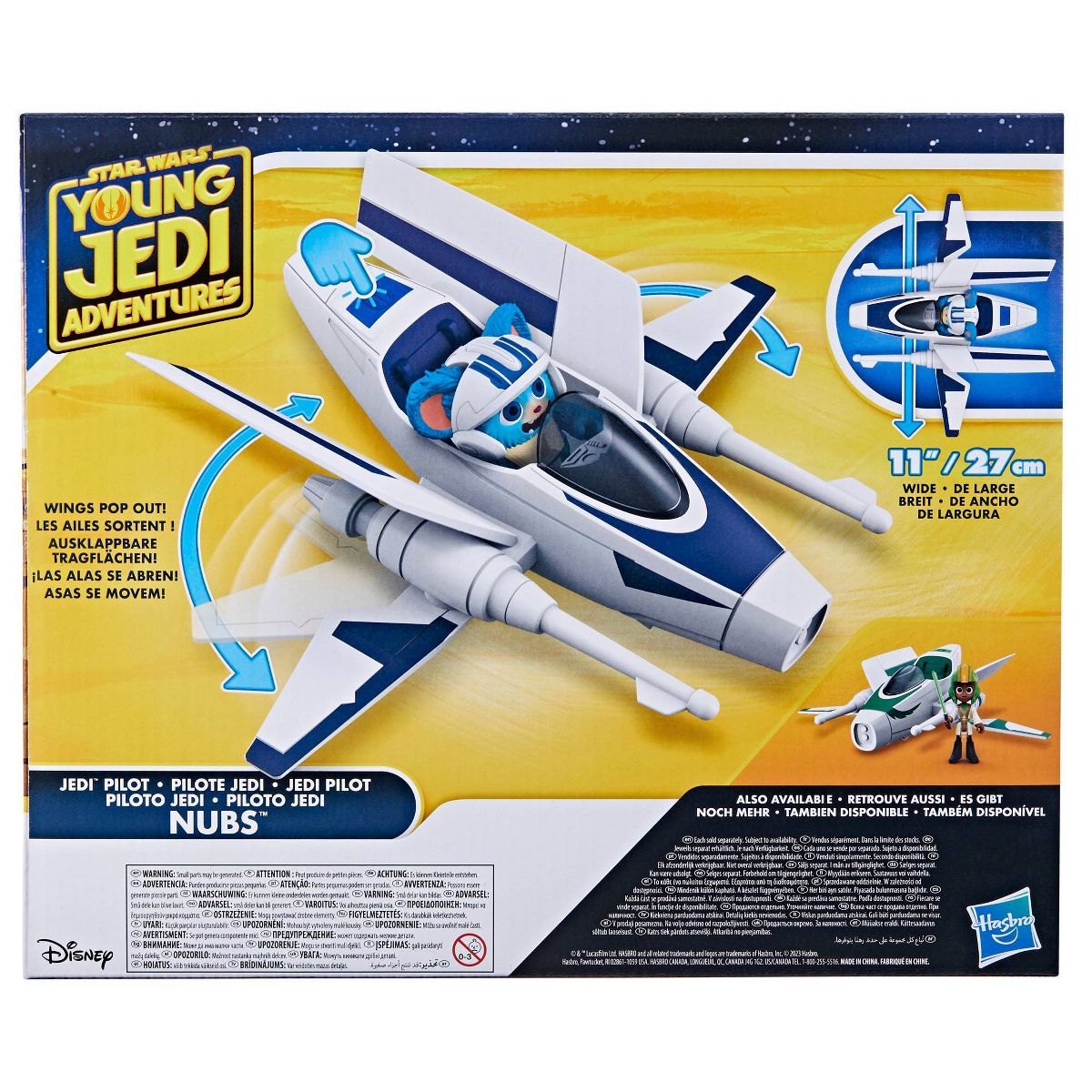 SWYJA Nubs Figure and Jedi Pilot Vehicle Set 2