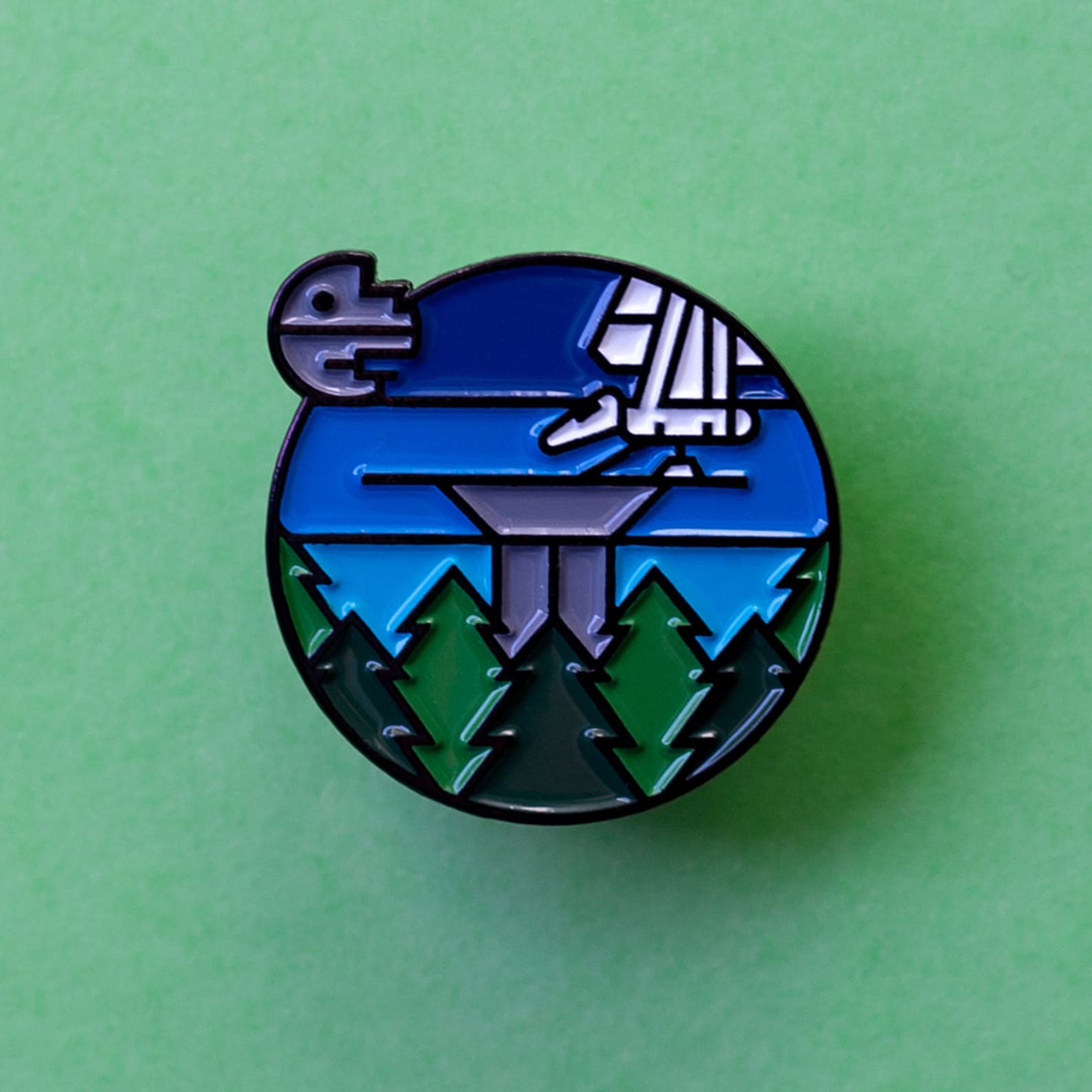 SW Forest Moon of Endor Icon Enamel Pin 1