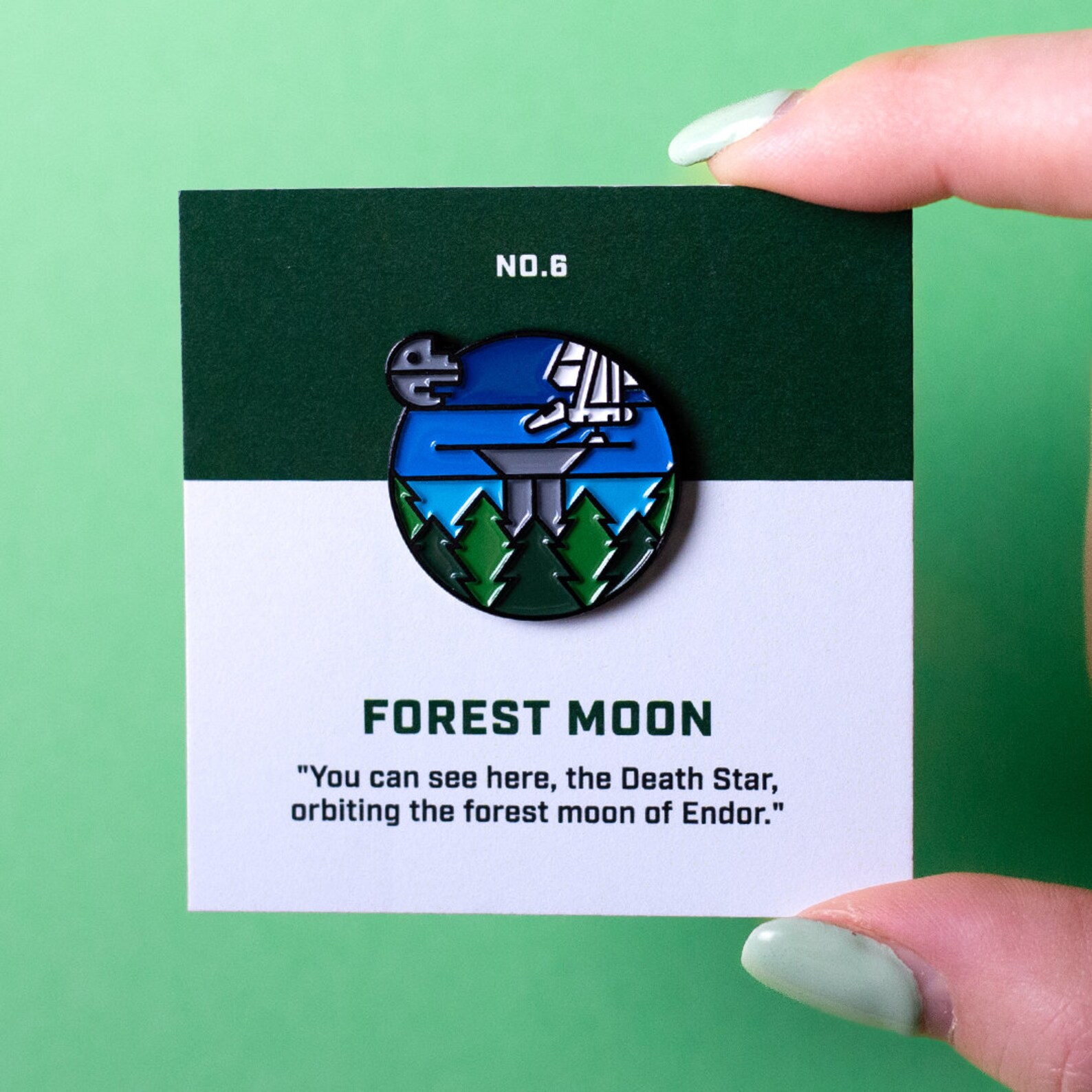 SW Forest Moon of Endor Icon Enamel Pin 3