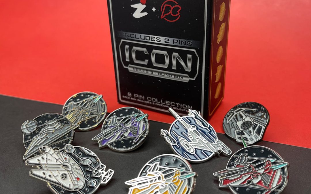 New Star Wars Icon Series 3 Enamel Pin Blind Box 2-Pack available now!