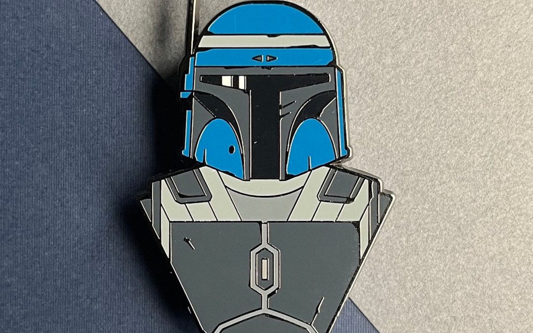 New The Mandalorian Axe Woves Bust Character Enamel Pin available now!