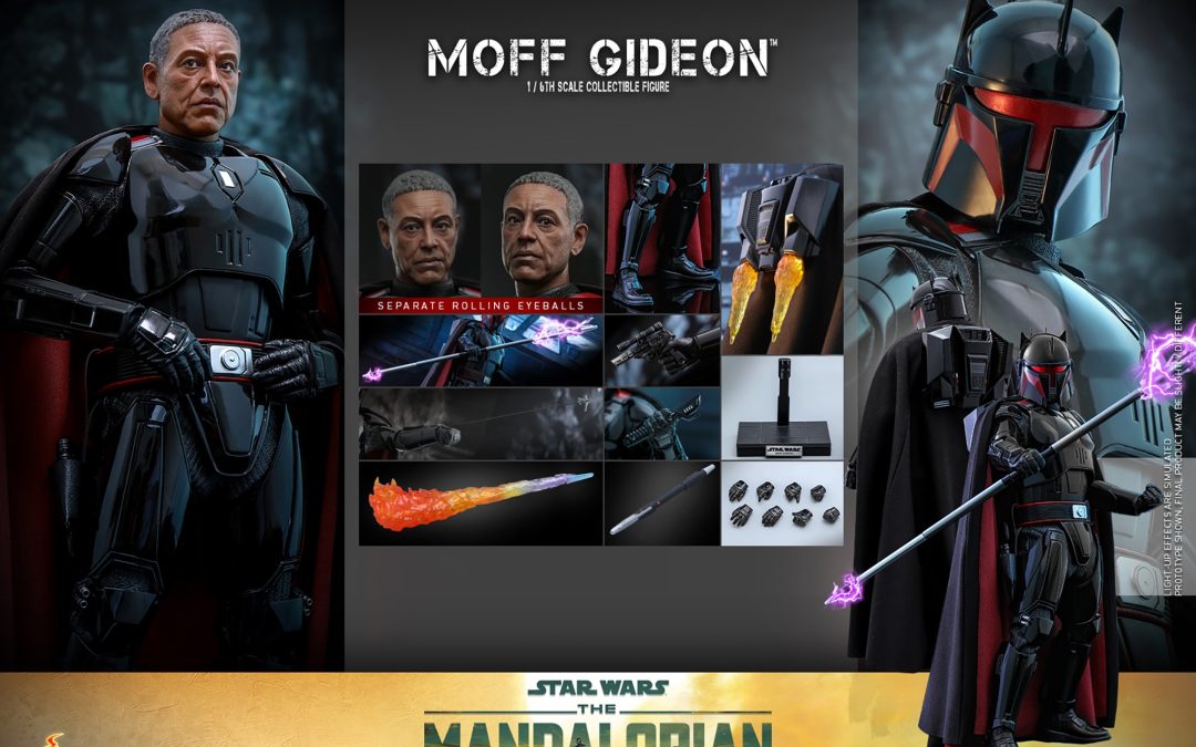 New The Mndalorian Armored Moff Gideon Sixth Scale Figure available for pre-order!