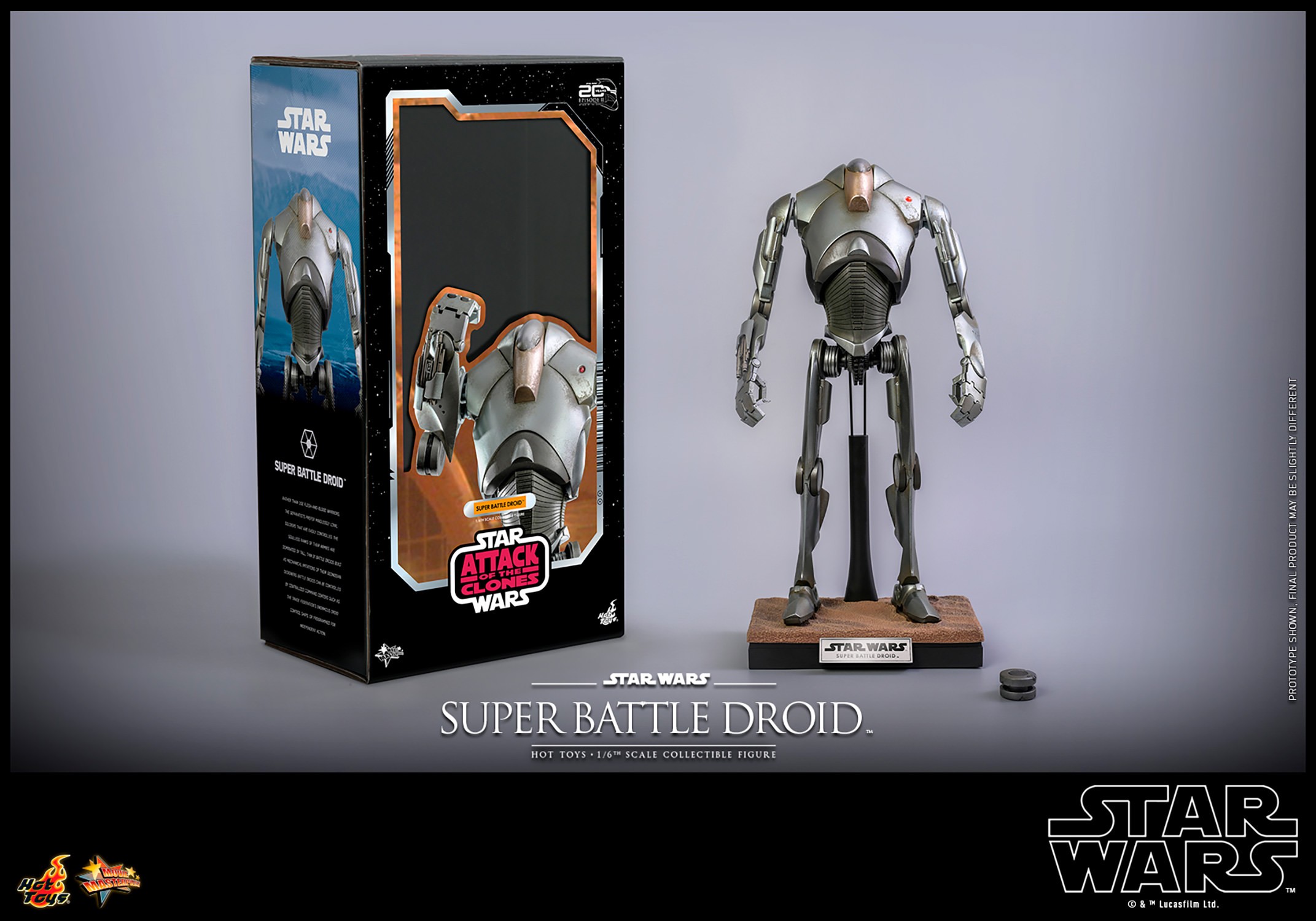 AOTC Super Battle Droid Sixth Scale Figure 1