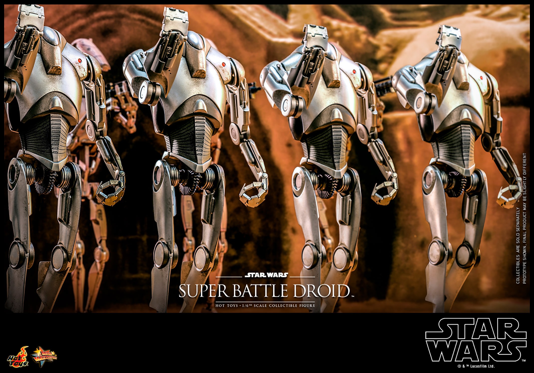 AOTC Super Battle Droid Sixth Scale Figure 4