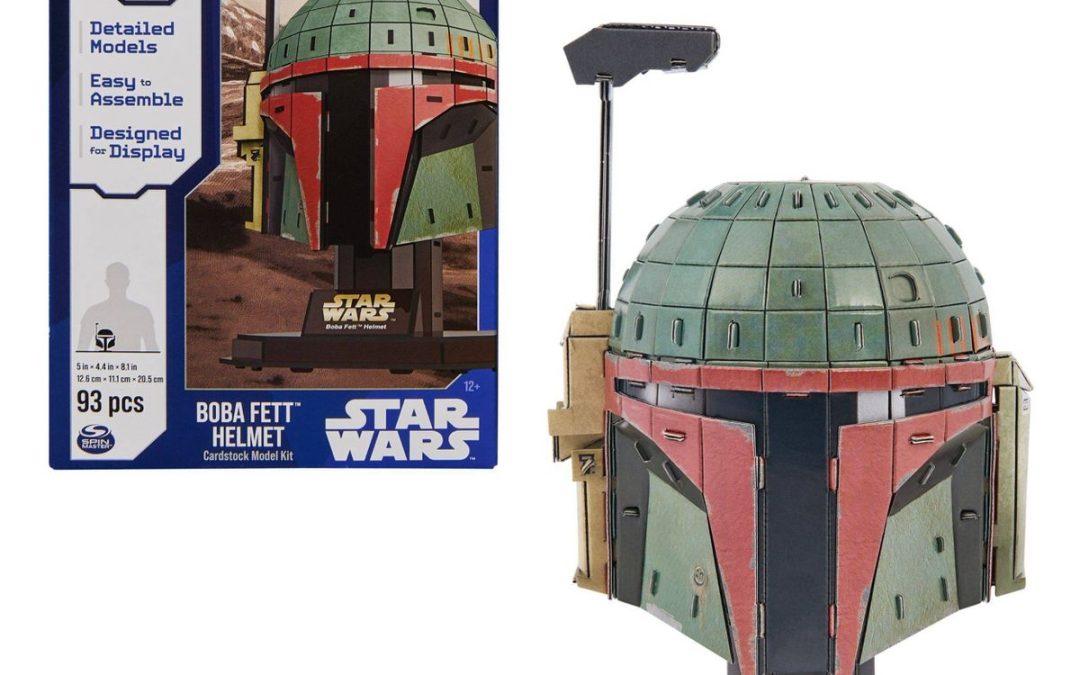 New Star Wars Boba Fett Helmet 4D Build Model Kit Puzzle available now!