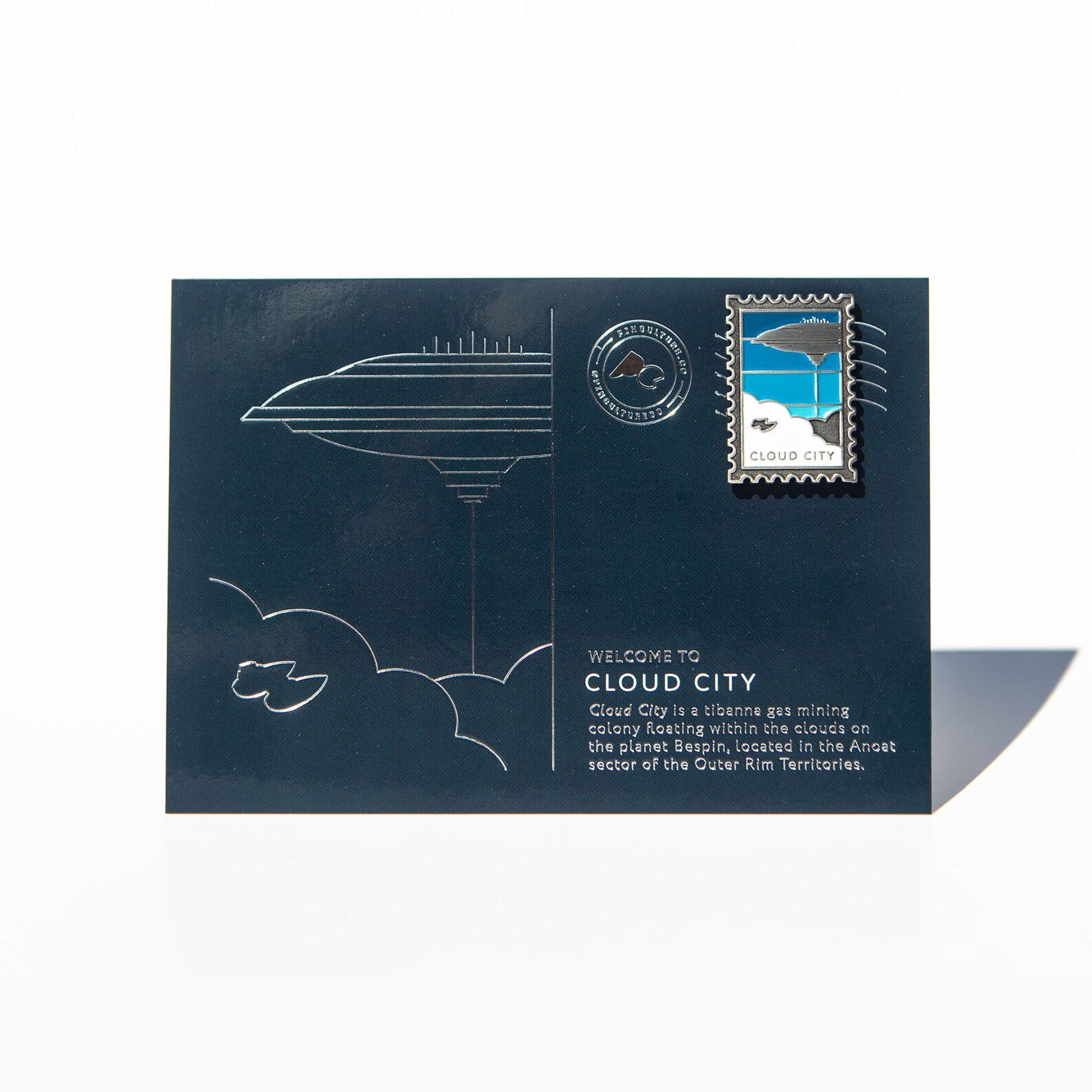 SW The Cloud City Galaxy Postage Stamp Soft Enamel Pin 3