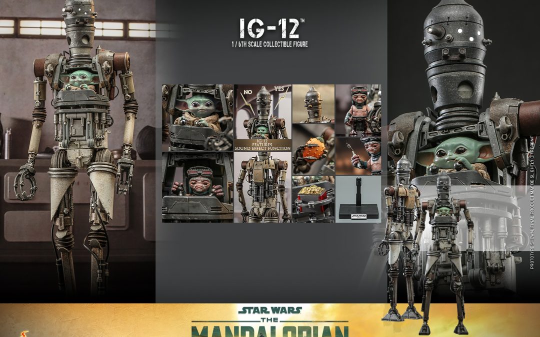 New The Mandalorian IG-12 Sixth Scale Figure available for pre-order!