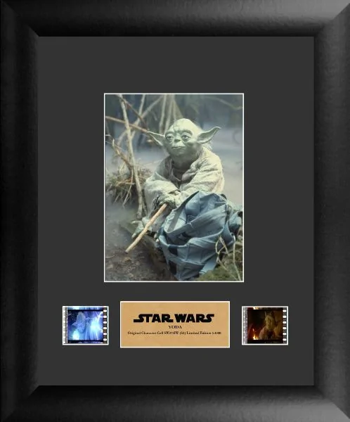 New Star Wars Master Yoda Character Framed Film Cell available now!