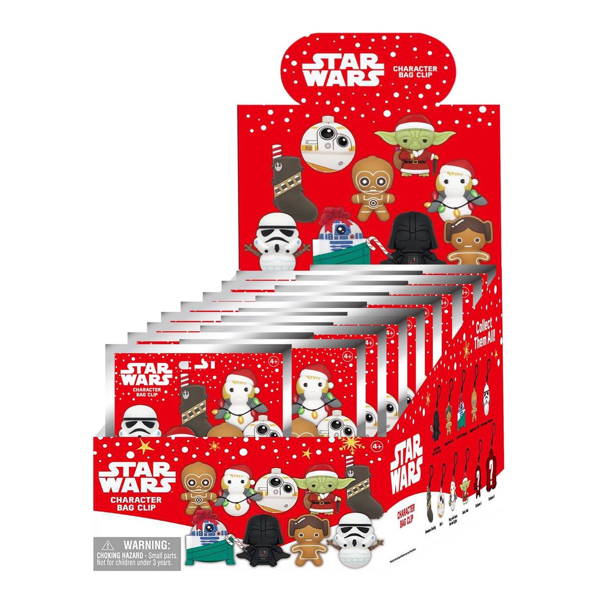 SW Holiday Figure Bag Clips Set 1