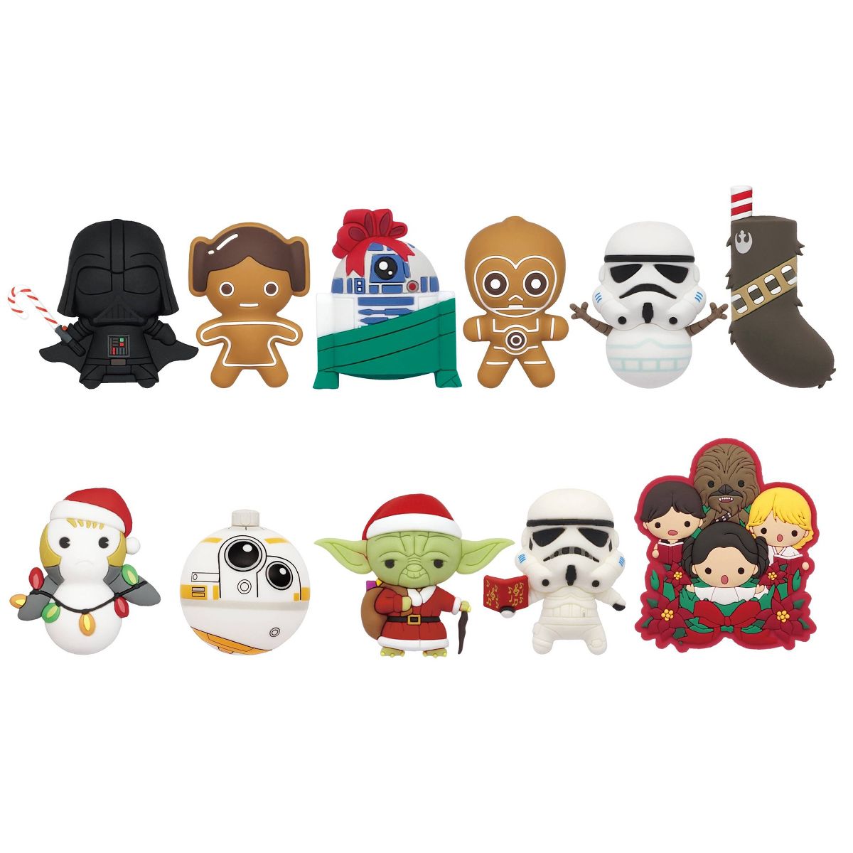 SW Holiday Figure Bag Clips Set 3