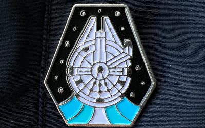 New Star Wars The Millennium Falcon Soft Enamel Pin available now!