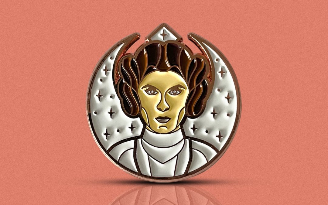 New Star Wars Princess Leia Soft Enamel Pin available now!