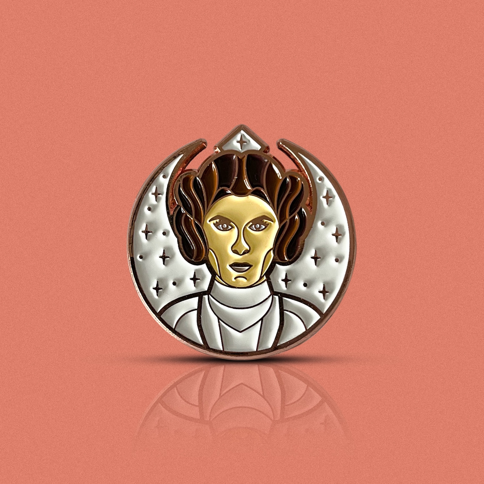 SW Princess Leia Soft Enamel Pin 1