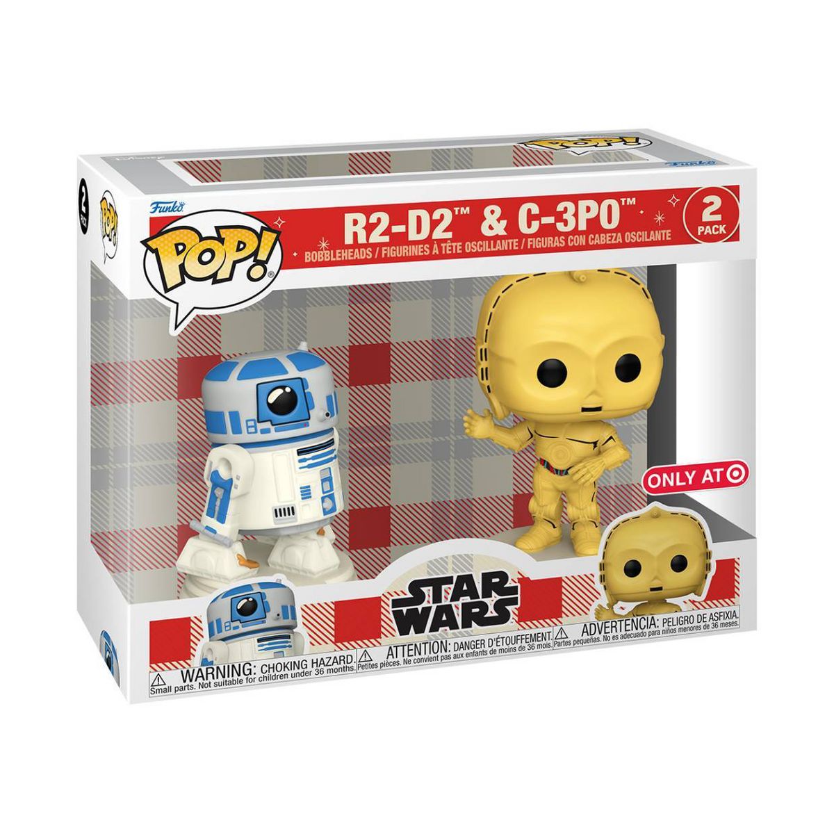 SW 100th Anniversary Retro Reimagined R2-D2 & C-3PO Funko Pop! Figure 2-Pack 1