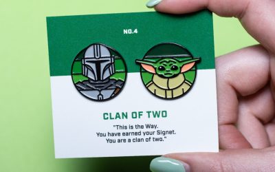 New The Mandalorian Din Djarin and Grogu Icon Enamel Pin 2-Pack available now!