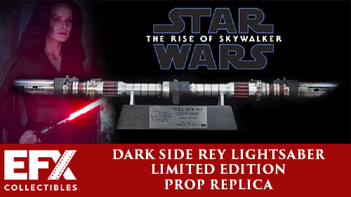 New The Rise of Skywalker Dark Side Rey's Lightsaber Prop Replica available now!