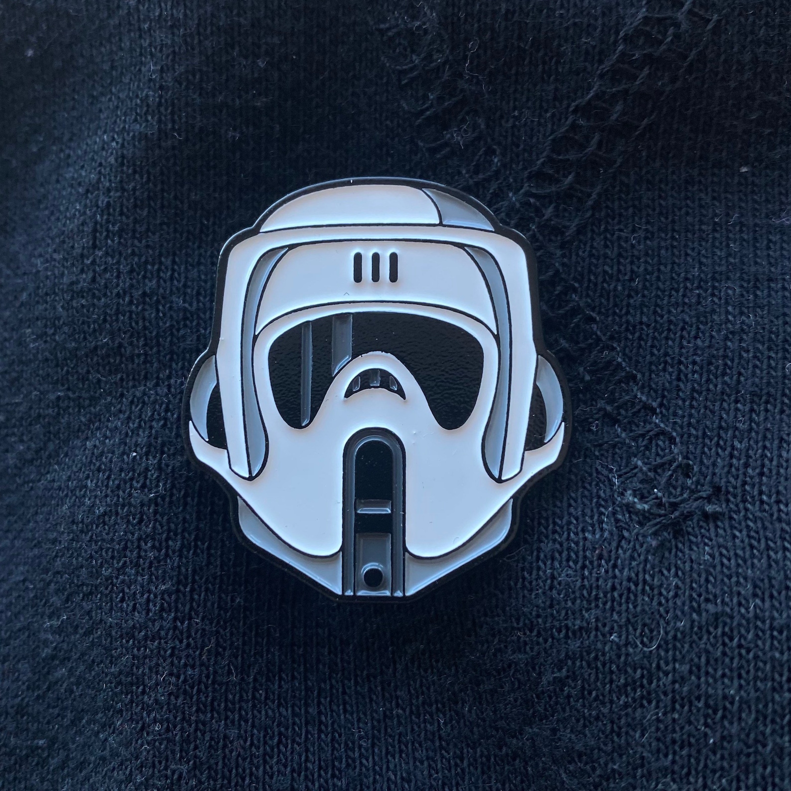 SW Imperial Scout Trooper Helmet Soft Enamel Pin 1