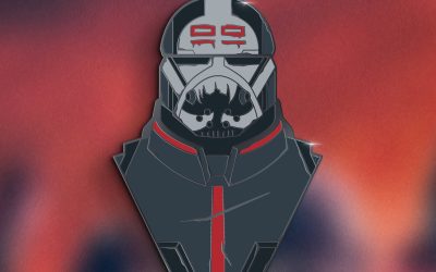 New The Bad Batch Clone Trooper Wrecker Bust Enamel Pin available for pre-order!