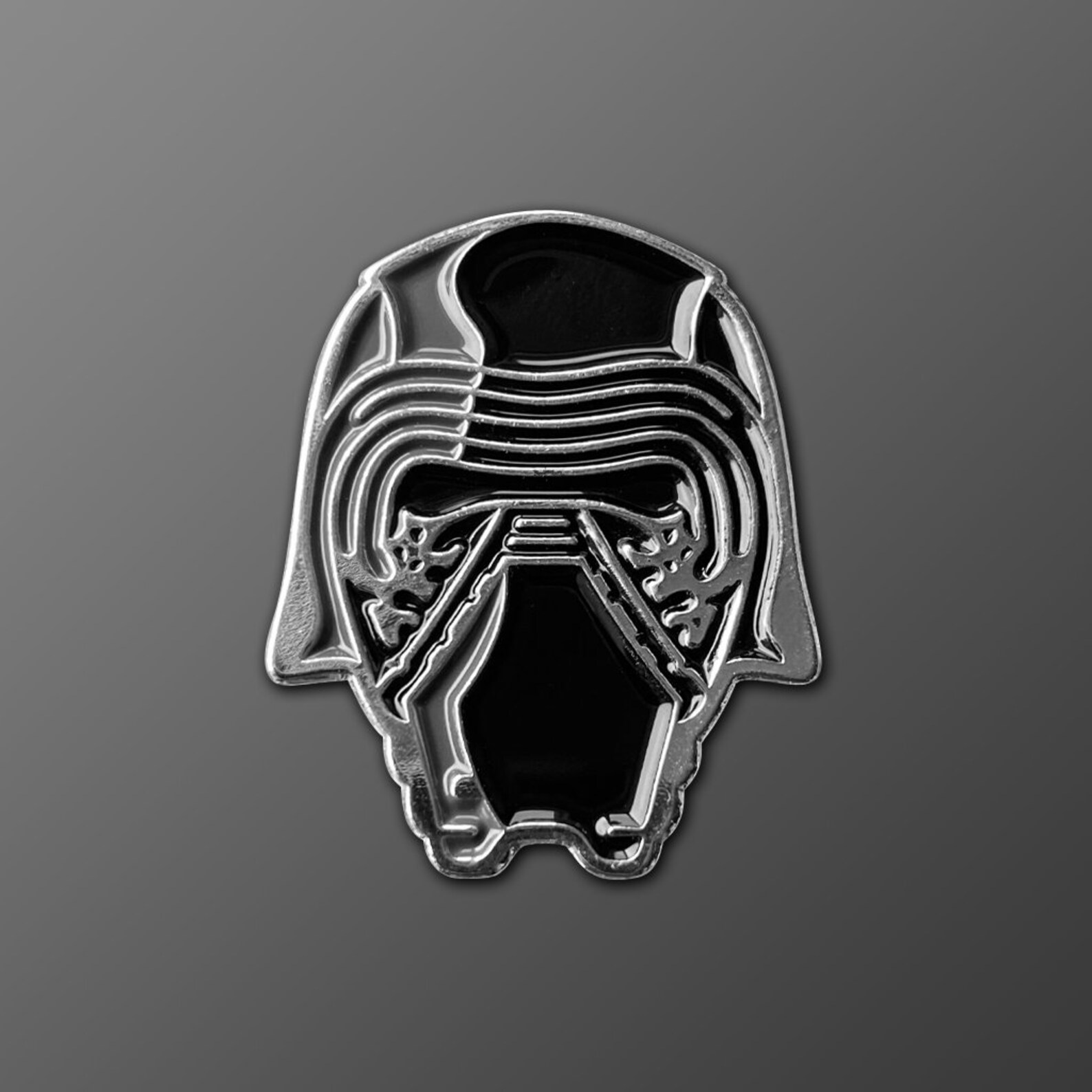 TFA Kylo Ren Helmet Soft Enamel Pin 2