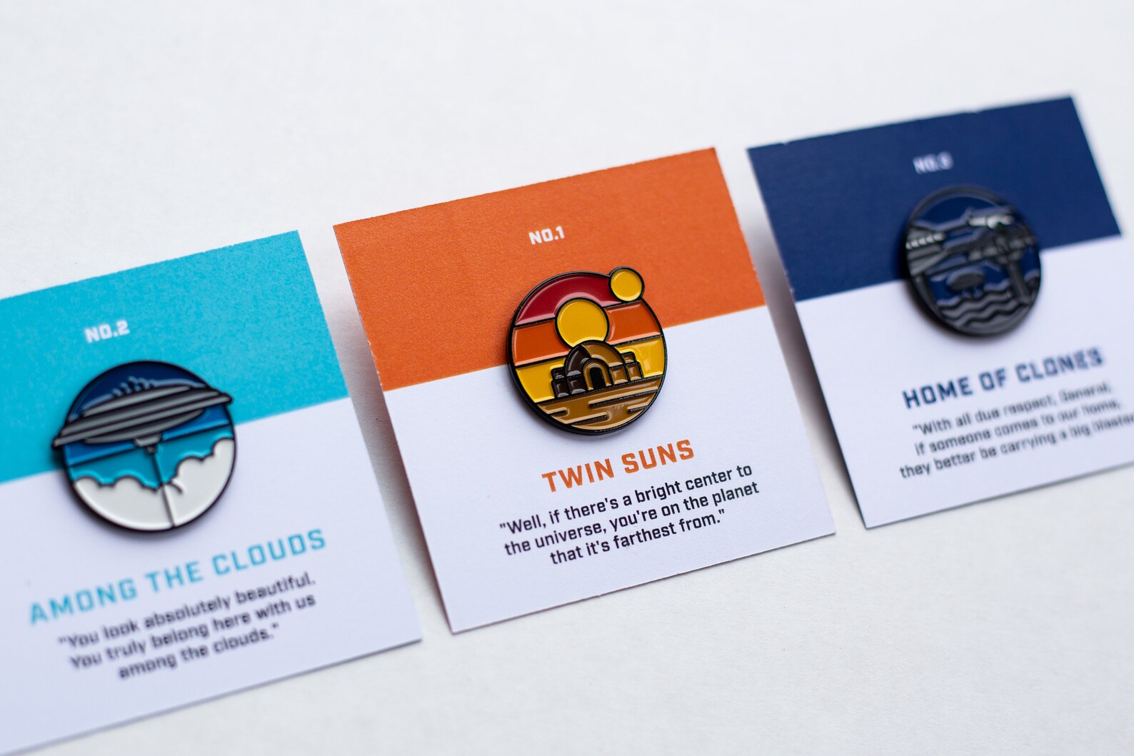 SW Twin Suns Icon Enamel Pin 1