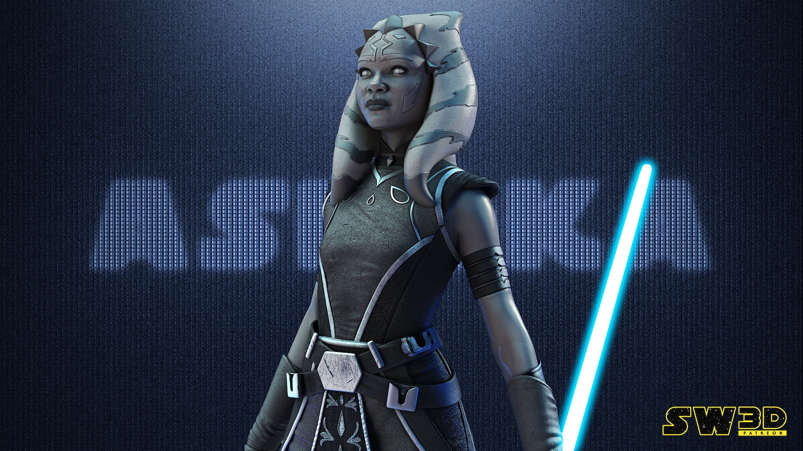 New Star Wars Ahsoka Themed Ahsoka Tano 3d Printed Statue Figure Available Now The Force 