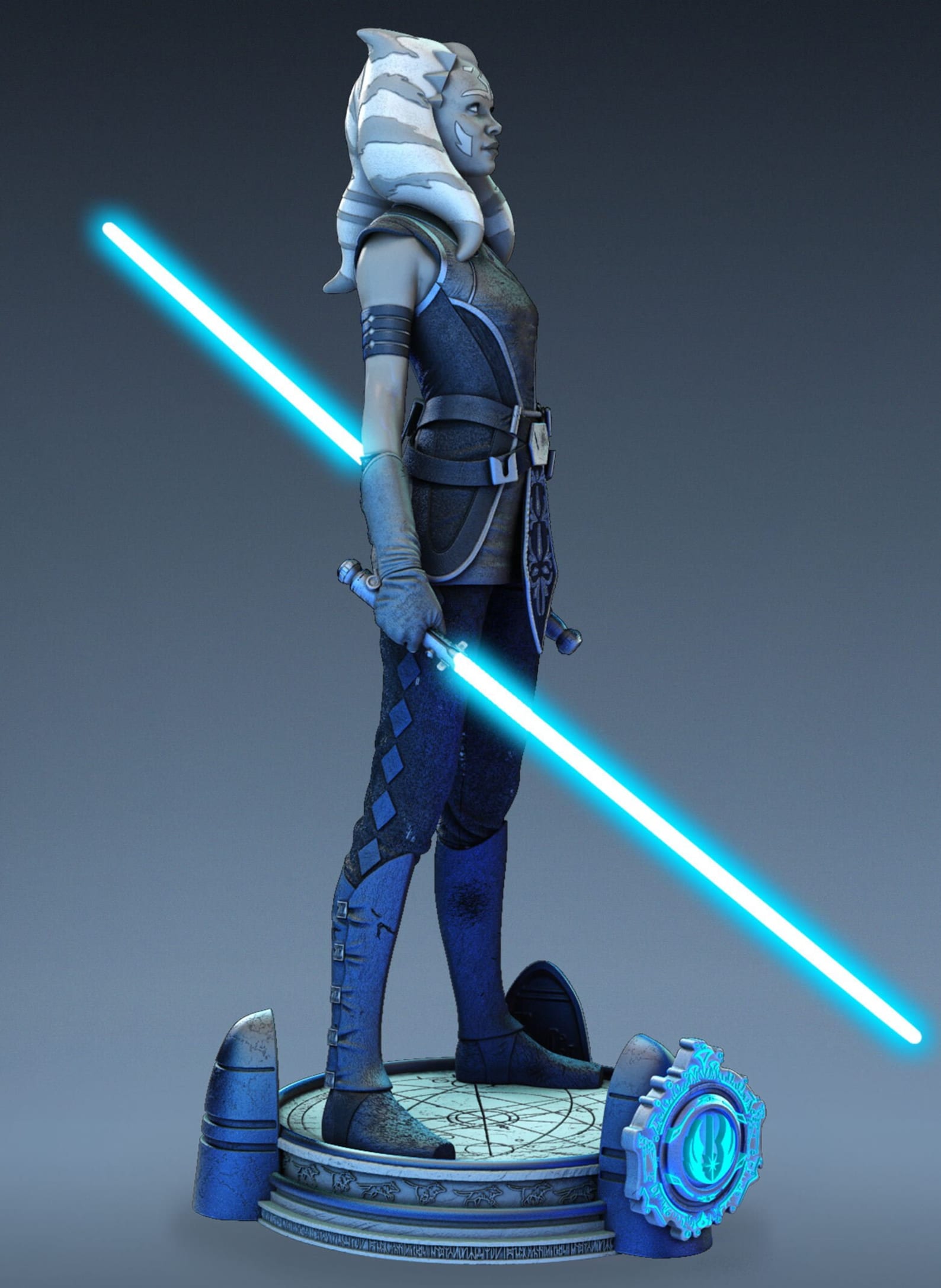 SWA Ahsoka Tano 3D Printed Statue Figure 4