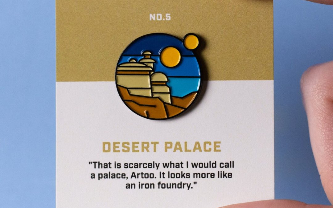 New Return of the Jedi Jabba's Desert Palace Icon Enamel Pin available now!