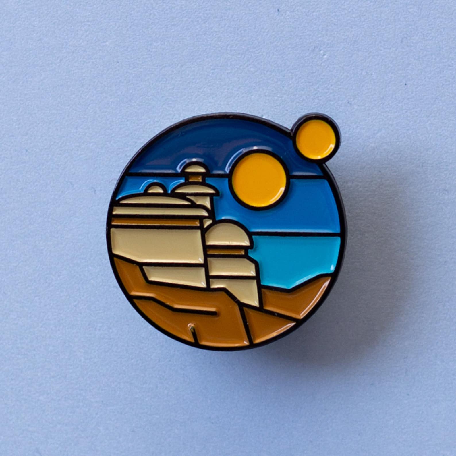 ROTJ Jabba's Desert Palace Icon Enamel Pin 2