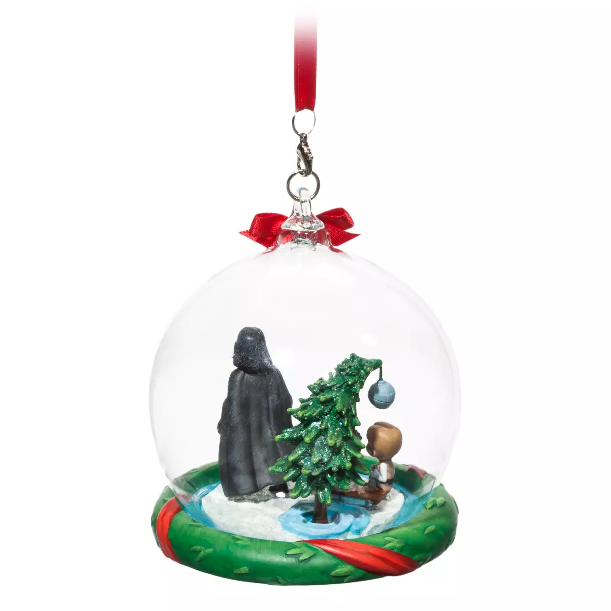 SW Darth Vader and Family Glass Dome Sketchbook Ornament 2